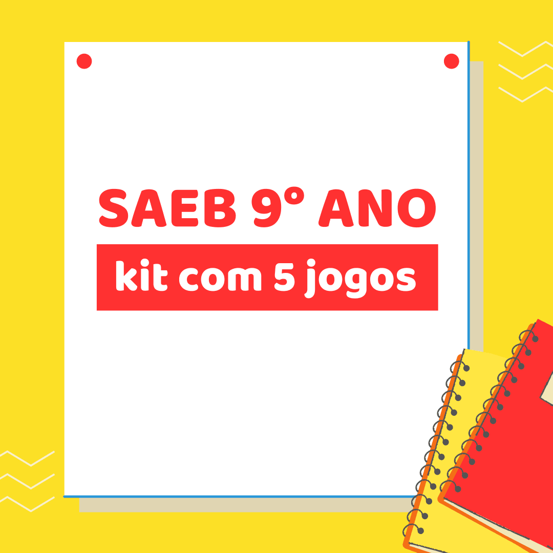 SAEB 9° ano: kit com 5 jogos