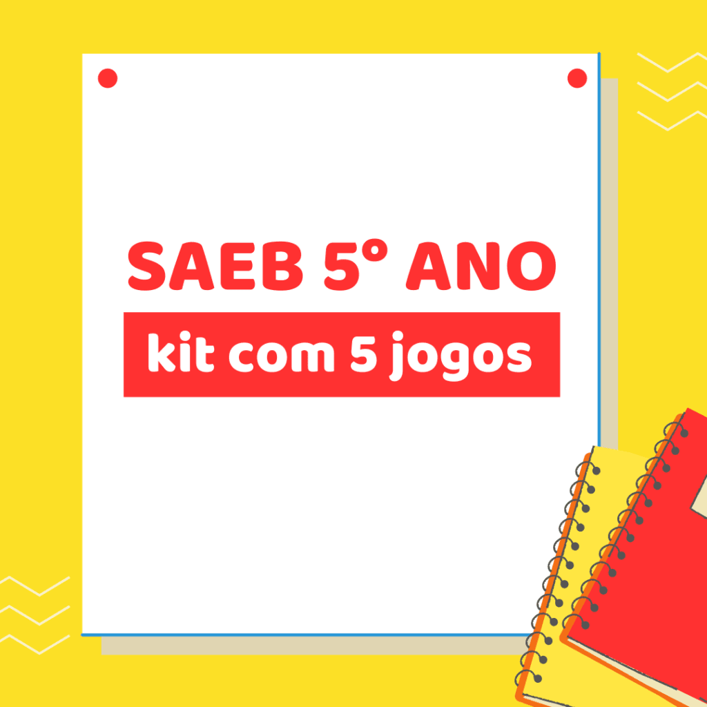 SAEB 5°ano: kit com 5 jogos - Palavra-Chave Aulas
