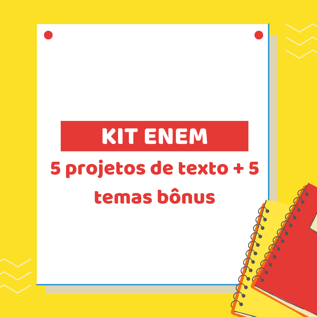 Kit enem 5 projetos de texto ENEM