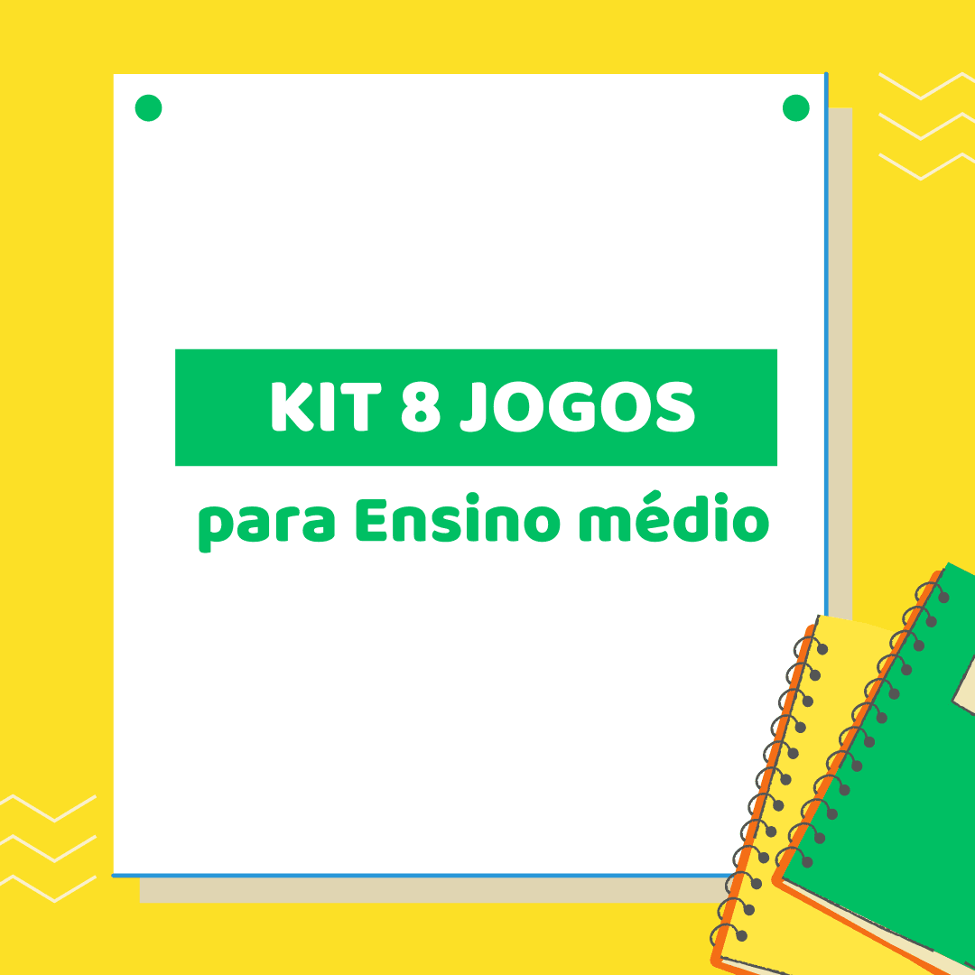 Kit de 8 jogos para Ensino médio