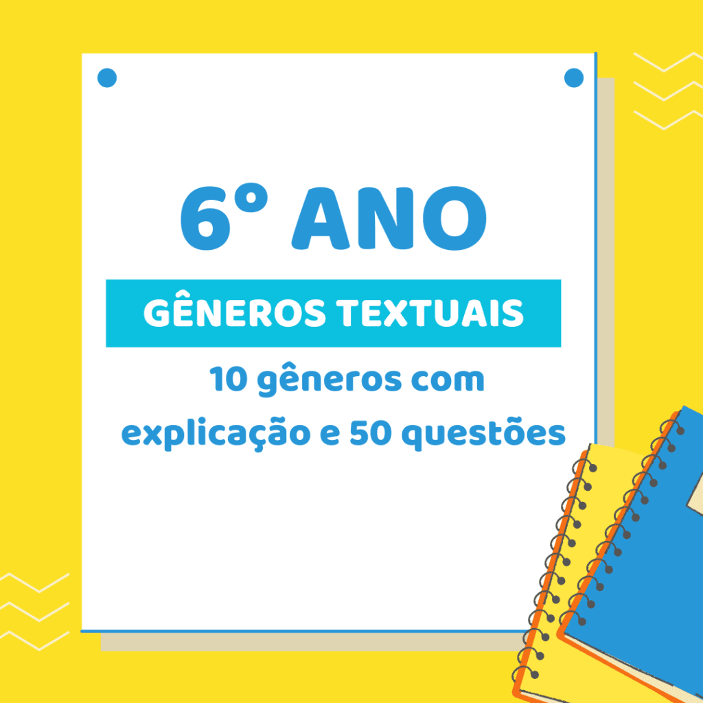Coletânea de Gêneros textuais 6° ano - Palavra-Chave Aulas